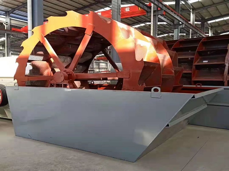 Wheel sand washing machine